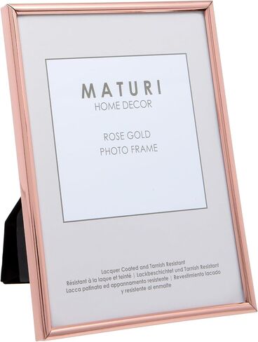 Maturi Silver Plated Photo Frame - Thin Edge, 5 x 7-inch (13 x 18cm) in Saudi Arabia