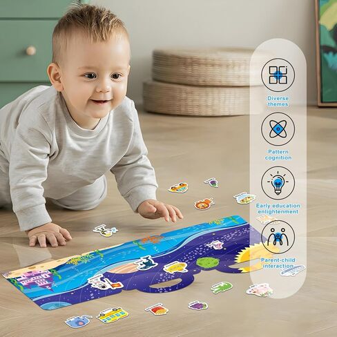 كتب ملصقات قابلة لإعادة الاستخدام للأطفال، مجموعتان من ملصقات الجيلي، كتاب هادئ للأطفال، أنشطة تعليمية لمرحلة ما قبل المدرسة للأطفال الصغار، أساسيات السفر بالطائرة للفتيات والأولاد من عمر 2-6 سنوات - المركبات والحيوانات... in Kuwait