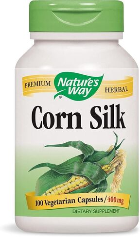 Nature's Way Premium Herbal Corn Silk 1200 مجم، 100 كبسولة نباتية، عبوة من 3 قطع in Saudi Arabia