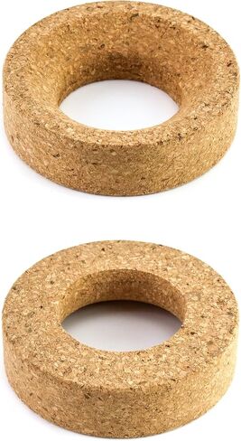 QWORK Flask Cork Stand, 8 Pcs 110mm Diameter Lab Flask Support Cork Stand, Mat Ring Holder Round Bottom Holder for 250-2000mL Flasks in Saudi Arabia