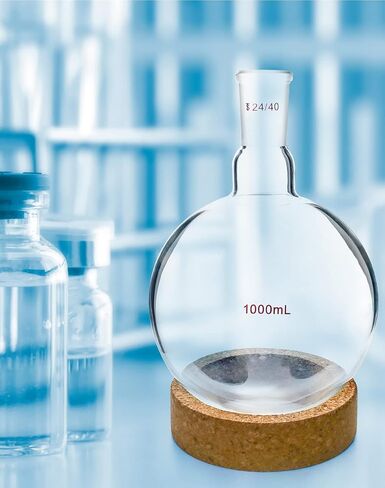 QWORK Flask Cork Stand, 8 Pcs 110mm Diameter Lab Flask Support Cork Stand, Mat Ring Holder Round Bottom Holder for 250-2000mL Flasks in Saudi Arabia
