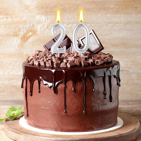 32 قطعة من شموع عيد الميلاد عدد شموع الكيك الذهبية رقم 0-9 لتزيين الكيك لعيد الميلاد لمدة عشر سنوات والاحتفال بالذكرى السنوية لحفل الزفاف (ذهبي) in Kuwait