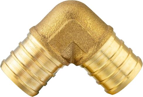 مجموعة تركيب نحاسية مجعدة من EFIELD 18 قطعة من Pex Barb: كوع 3/4 بوصة 90 درجة (8 قطع)، وصلة مستقيمة 3/4 بوصة (6 قطع)، تي شيرت 3/4 بوصة (4 قطع) in Saudi Arabia