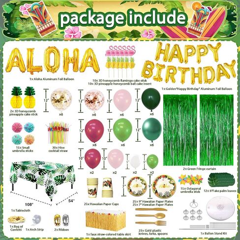 299 Pcs Mermaid Birthday Decorations, Mermaid Party Decorations Kit - Disposable Dinnerware Set with 25 Guests, Backdrop, Balloon, Banner, Tablecloth, Knives, Forks, Spoons, CakeTopper in Kuwait