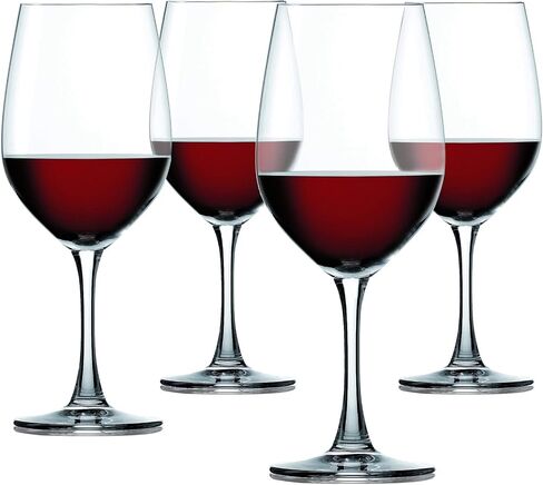 كؤوس النبيذ الأبيض Spiegelau Wine Lovers، مجموعة من 4 قطع، كريستال أوروبي خالي من الرصاص، جذع كلاسيكي، آمن للاستخدام في غسالة الأطباق، مجموعة هدايا من زجاج النبيذ الأبيض عالي الجودة، 13.4 أونصة in Saudi Arabia