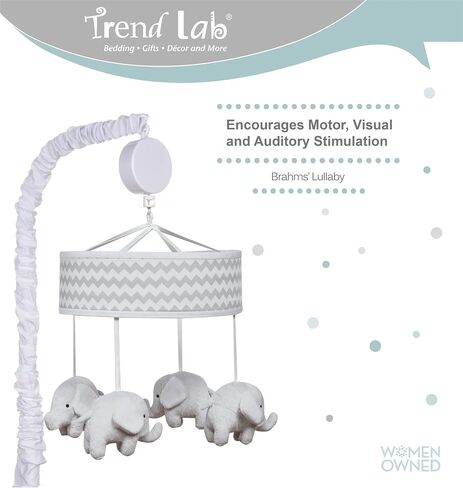 Trend Lab Celestial Space Musical Mobile، موسيقى مريحة لحديثي الولادة، 24 بوصة طول، 20 بوصة عرضًا in Kuwait