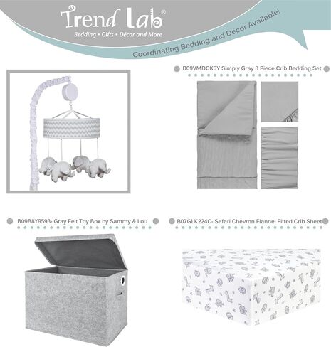 Trend Lab Celestial Space Musical Mobile، موسيقى مريحة لحديثي الولادة، 24 بوصة طول، 20 بوصة عرضًا in Kuwait