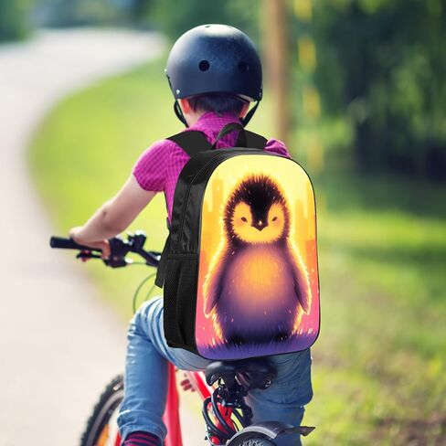 حقيبة ظهر SARA NELL Penguin للأطفال حقيبة ظهر Kawaii Penguin للأولاد والبنات، حقيبة ظهر للكمبيوتر المحمول للسفر لطلاب المدارس الابتدائية المتوسطة والثانوية، طراز عتيق على شكل حيوان لطيف، 17 بوصة in Kuwait