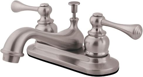 Kingston Brass KB602BL English Vintage 4-Inch Centerset Lavatory Faucet, Polished Brass in Saudi Arabia