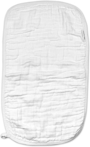 HonestBaby Baby Organic Cotton Multi-Layer Burp Cloths Multipack, Bright White, One Size in Saudi Arabia