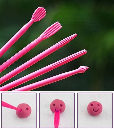 yueton 14pcs Set Plastic Crafts Clay Modeling Tool for Shaping and Sculpting (Clear) in Kuwait