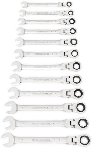 GEARWRENCH 16 Piece Ratcheting Flex Head Combination Wrench Set | Metric | 9902D in Saudi Arabia