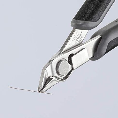 KNIPEX Tools - Electronics Super-Knips, INOX Steel, ESD (7803125ESD), 5-Inch in Saudi Arabia