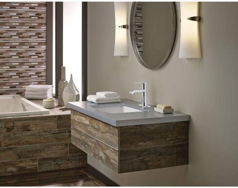 صنبور حمام بفتحة واحدة من Moen MWS84760 Genta 1.2 GPM مع مجموعة تصريف منبثقة in Saudi Arabia