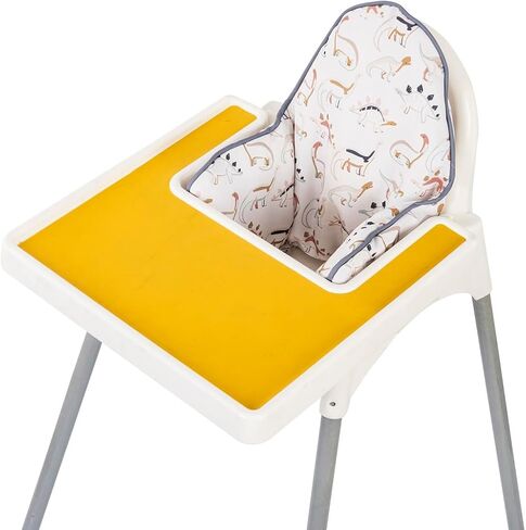 وسادة داعمة قابلة للنفخ من Dadouman لكرسي IKEA العالي، وسادة كرسي مرتفع للأطفال مع طباعة ملونة، تتضمن وسادة قابلة للنفخ (أوراق الشجر) in Kuwait