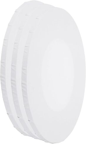 PATIKIL Paint Canvases for Painting, 3 Pack 6x4 Inch Oval Wood Frame Stretched Blank Art Canvas Board Panels for Acrylic, Oil, Tempera Painting, White in Kuwait