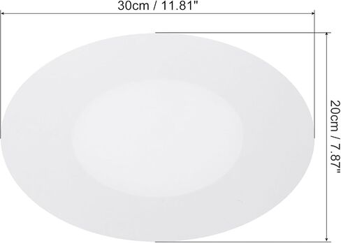 PATIKIL Paint Canvases for Painting, 3 Pack 6x4 Inch Oval Wood Frame Stretched Blank Art Canvas Board Panels for Acrylic, Oil, Tempera Painting, White in Kuwait
