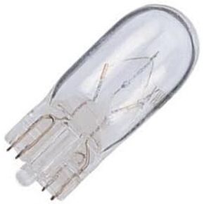 10 Pack 10 Watt T3 1/4 Wedge Base 12 Volt 10000 Hour Clear Xenon Lightbulb
