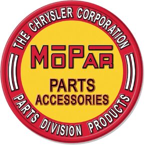 Desperate Enterprises Mopar - لافتة خلفنا - ديكور حائط معدني عتيق حنين - صنع في الولايات المتحدة الأمريكية