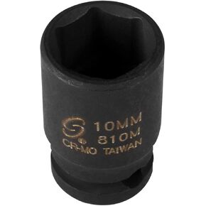 Sunex 810m 1/4-Inch Drive 10-Mm Impact Socket