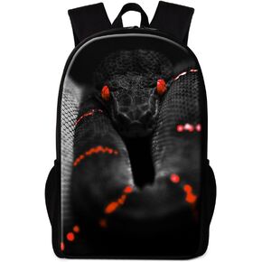 GIVE ME BAG Generic Snake Printed School Backpack for Children Cool Outdoor Bags Bookbags