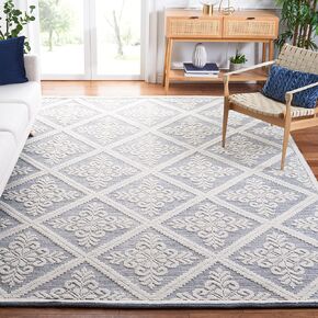 SAFAVIEH Vermont Collection Area Rug - 10' x 14', Ivory, Handmade Wool, Ideal for High Traffic Areas in Living Room, Bedroom (VRM306A)