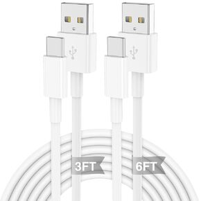 3ft 6ft Car Carplay Cable for iPhone 15 Pro Max/15 Plus/15 Pro/15, Long USB A to USB C Carplay Charger Cord, iPad Pro 12.9/11,10th Gen Air 5th/ 4th Gen,iPad Mini 6th Gen Type C Car Charging Cable