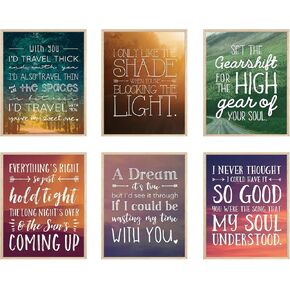 Boho Skeletal Wall Art Set of 6 Anatomy Wall Art, Hand, Feet, Cervical Spine, Brain, Heart, Pelvis, Human Organs Art Poster Prints Medical Wall Art for Doctors Office Clinic 8x10 Inch