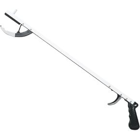 Ultra Lightweight Claw-Style Reacher [Pack of 2] | 32 Inch Aluminum Reaching Tool with Non-Slip Pad, Durable Grip | Light Object Grabber Tool