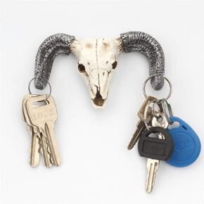 Simulation 3D animal skull,Animal goat skull Head Resin Wall Hanging Skull Steer for Artwork Room Wall Decoration, Wall Hanging Ornament in Saudi Arabia
