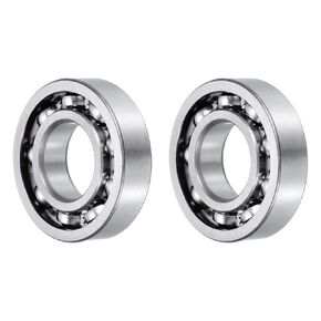uxcell 16004 Deep Groove Ball Bearings, ID 20mm x OD 42mm x Width 8mm Z3 Deep Groove Rolling Bearings, High Speed Sealed Bearing Chrome Steel (2 PCS)