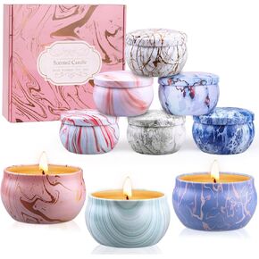 Candles - Scented Candle Gift Set for Women, 2 Packs 2.5 oz Candles for Home Scented, Stress Relief Aromatherapy Candles for Women, Ideal Gifts for Birthday, Christmas, Valentine's Day, Mother's Day