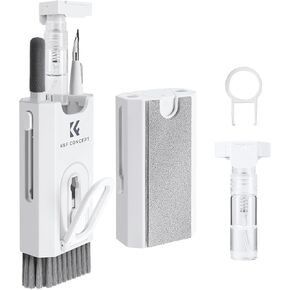 K&F Concept 20-in-1 Keyboard Cleaning Kit Laptop Cleaner, Multifunctional Electronic Device Cleaning Tool, for iPhone AirPods MacBook iPad, Camera PC Monitor Earbud TV Tablet Screens