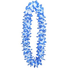 Blue Pikake Fabric Lei- 1 pc.