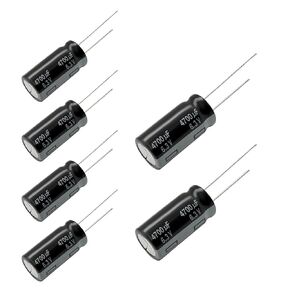 Replacement for 6 pcs Panasonic FR Series Capacitors 6.3V 4700uf Ultra Low ESR