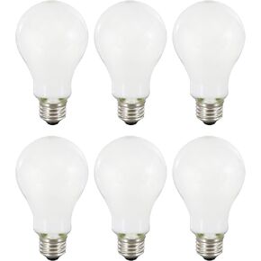 SYLVANIA LED TruWave Natural Series A21 Light Bulb, 100W Equivalent, Efficient 15W, Dimmable, 1600 Lumens, Frosted Finish, 5000K, Daylight - 6 Pack (40811)