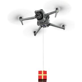 DROXUANK (2 in 1)Airdrop System for DJI Mini 3 Pro Drone Accessories,Thrower Payload Dropper Transport Device Wedding Ring Gift Deliver Life Rescue Compatible With DJI Mini 3 Accessories Landing Gear