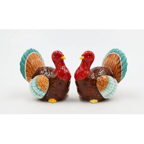 Cosmos Gifts 21023 Small Brown Turkey Salt & Pepper Shaker
