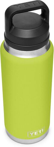 زجاجة YETI Rambler سعة 64 أونصة، معزولة بالفراغ، من الفولاذ المقاوم للصدأ مع غطاء للمضغ، باللون الأزرق الداكن in Kuwait