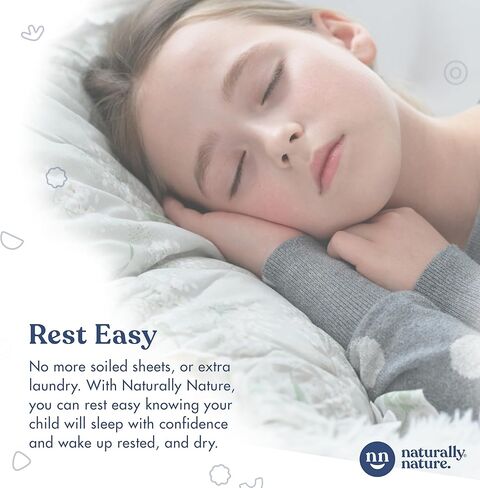 Naturally Nature Potty Training Pads for Toddlers, Size 2T-5T, 22-35lbs, Toddler Diaper Pads, One-Size, Perfect for Light Accidents, and Overnight Leak Protection (32 ct.), Unisex in Kuwait