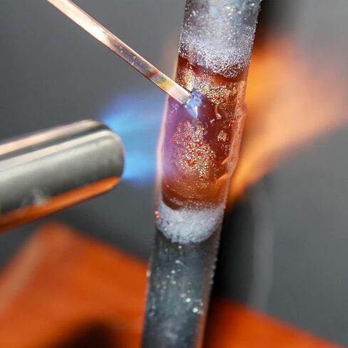 21 عصا BLUEFIRE BCuP-2 نصف 1/2 رطل قضبان لحام سبائك النحاس الفوسفور ذاتية التدفق لا حاجة للتدفق 0.050 بوصة × 1/8 بوصة × 14 بوصة صناعة احترافية إمداد شعلة لحام غاز البروبان in Kuwait