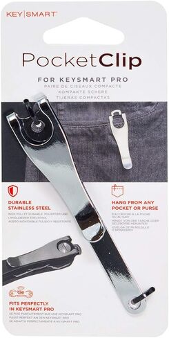 مشبك جيب للحمل العميق من KeySmart - أضف إلى حاملات المفاتيح الملحقة in Kuwait