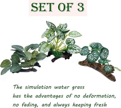 M2cbridge Artificial Fish Tank Plants Aquarium Plant Aquatic Water Grass Foreground Decor (1PC Green) in Kuwait