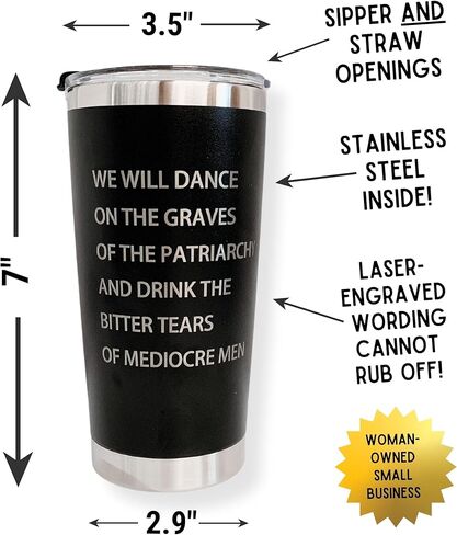 بهلوان قوطي نسائي "الرقص على قبور البطريركية" ستانلس ستيل ساخن أو بارد in Kuwait