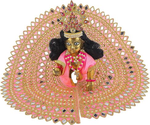 SATVIK STORE Craftsman Set of 2 - Laddu Gopal Dress with Assorted Accessory – Premium Poshak for Krishna Idol, Vibrant Designer Outfit for Janmashtami & Home Temple Decor (Size 1) in Saudi Arabia