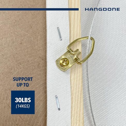 سلك تعليق الصور #5 50 رطل 100 قدم، سلك فولاذي مرن 16 مقياس لتعليق الإطار/اللوحة والمرآة in Kuwait