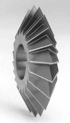 3" Diameter, 1/2" Wide Double Angle Cutter, 45 Degree Angle, HSS, Super Tool, 185408, USA Made in Saudi Arabia