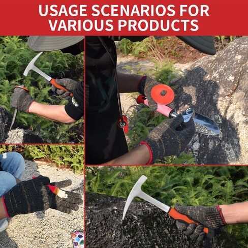 13-Piece Set - Geological Rock Pick Hammer Kit, Rockhound Field Guide - Backpack Portable Chisel and 22-Ounce Hammer Set - Suitable for gold mining, rockhounding - Gift for children and adults. (blue) in Kuwait