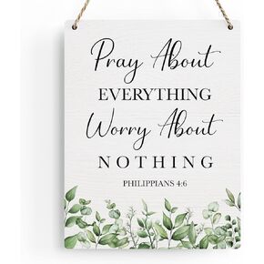 Inspirational Scripture Wall Art Bible Verses Isaiah 40:31 Wall Decor Christian Wall Art Decor Prayer Room Decor Religious Gifts, Wooden Sign for Home Office Nursery Bathroom Decoration 8x10 Inches