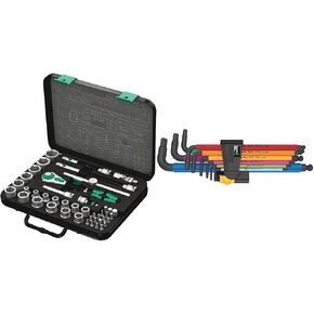 Wera - 5003594001 8100 SB 2 Zyklop 3/8" Metric Ratchet Set ( Piece of 43)